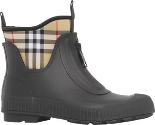 Flinton Check Waterproof Rain Boot