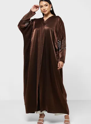 Embroidered Detail Abaya