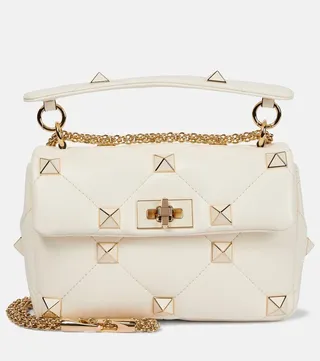Roman Stud Medium leather shoulder bag