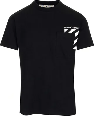 Off-White Diag Printed Crewneck T-Shirt