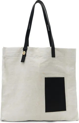 PB 0110 Off-White HB 2 Tote Bag