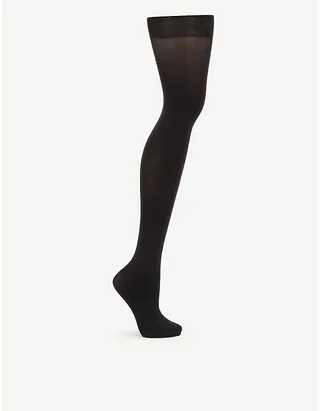 Womens Very Black Luxe Leg 60 Denier Tights