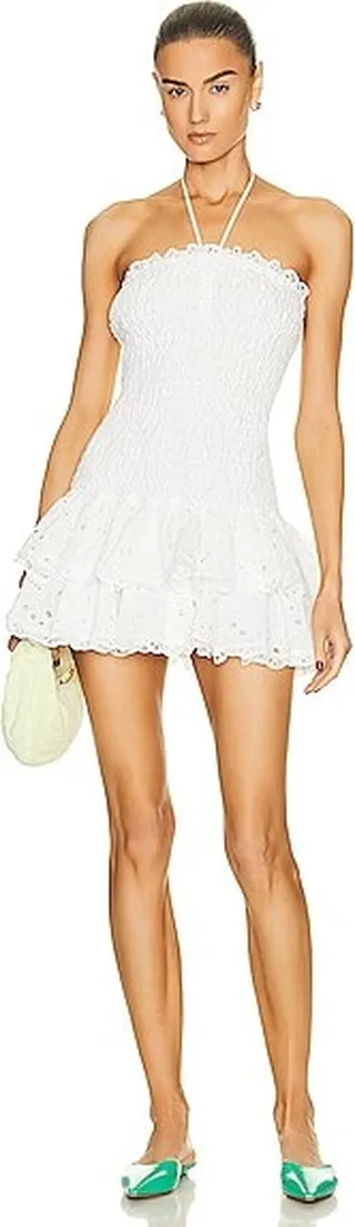 Charo Ruiz Ibiza Megan Short Dress in White