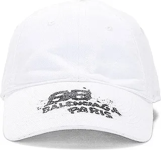 Balenciaga BB Paris Hat in White