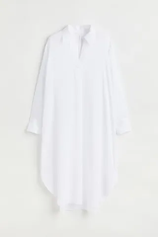Lyocell-blend Shirt Dress