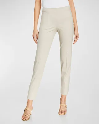 Audrey Straight-Leg Cropped Pants