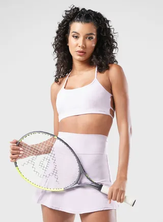 Cross Striped Back Sports Bra