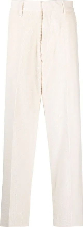 Corduroy Straight-Leg Trousers