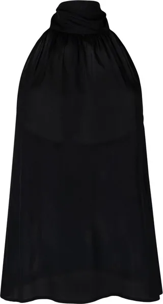 Open-Back Halterneck Blouse