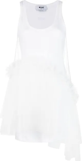 Mesh Panelling Tutu Tank Dress