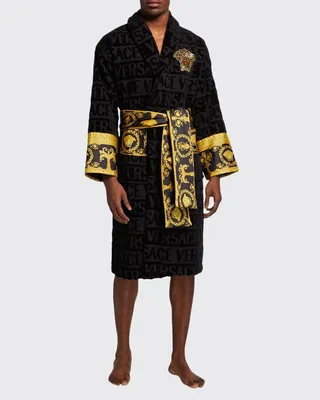 Men's Medusa Logomania Robe