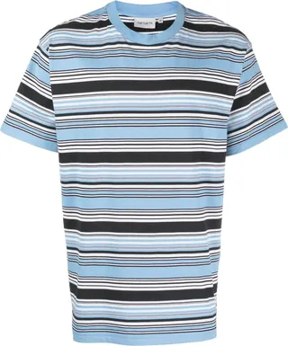 striped cotton T-shirt