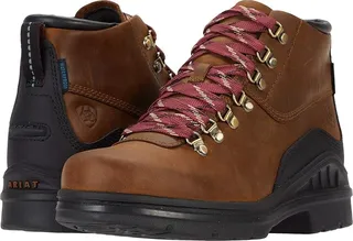 Ariat Barnyard Lace Waterproof (Weathered Brown) Women's Boots