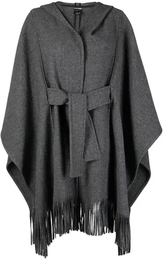 Belted Hooded Cape