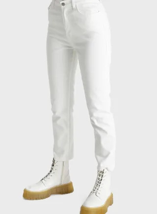 High Waist Denim Pants