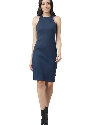 Ribbed Knitted Dress