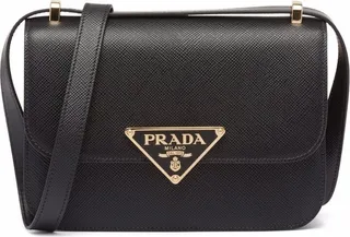 Triangle Logo-Plaque Crossbody Bag