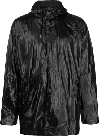 Long-Sleeve Hooded Rain Jacket
