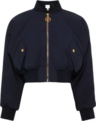 Cropped Bomber Jacket