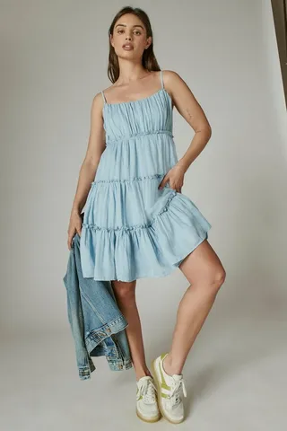 Tiered Mini Dress