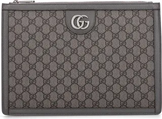 Ophidia GG canvas pouch