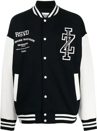Logo-Print Bomber-Jacket