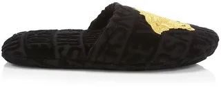 Logomania Embroidered Slippers