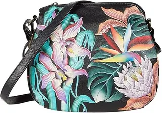 Anuschka Convertible Medium Bag 691 (Island Escape Black) Handbags