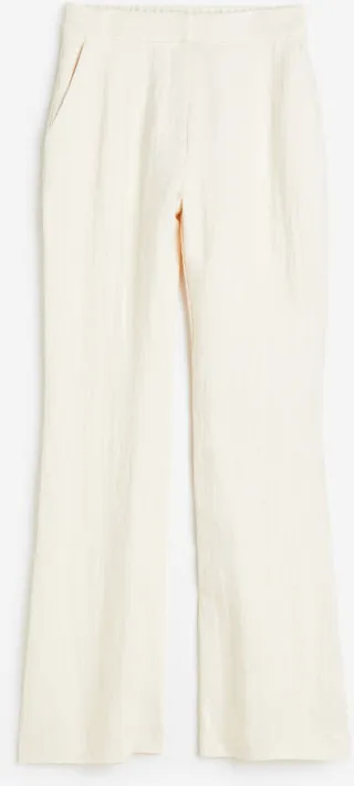 Flared Viscose Pants
