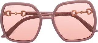 Oversize-Frame Tinted Sunglasses