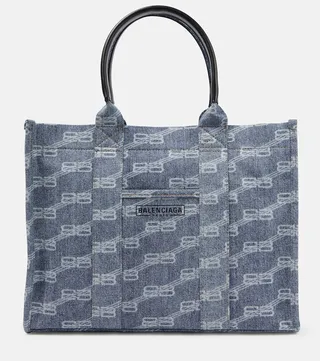 Hardware Medium denim tote bag