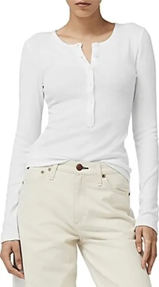 rag & bone The Knit Ribbed Henley