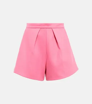 Wool and cashmere shorts