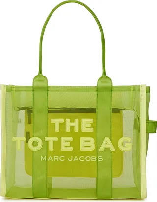 Marc Jacobs The Tote Large Logo Mesh Tote