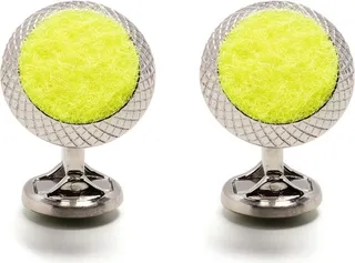 Tennis Ball enamel cufflinks