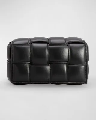 Cassette Intrecciato Leather Belt Bag