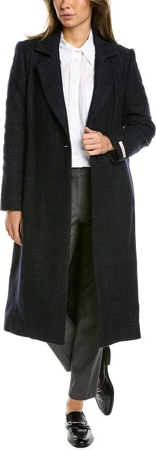 Ted Baker Jojoe Wool-Blend Straight Coat