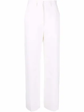 High-Waisted Wide-Leg Trousers