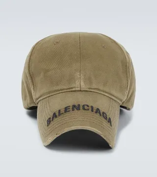 Logo cotton baseball cap