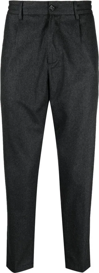 Cropped Tailored Trousers