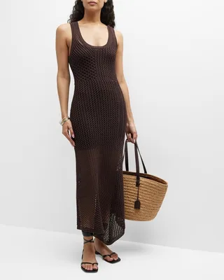 Grace Crochet Mermaid Midi Dress