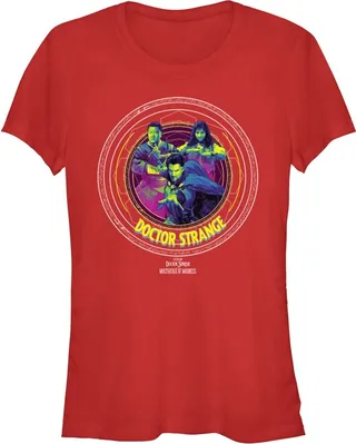 Junior's Marvel Doctor Strange in the Multiverse of Madness Character Logo T-Shirt - Red - Small