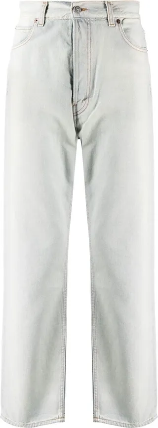 Organic-Cotton Cropped Trousers
