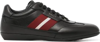 Low-Top Perforated Leather Sneakers
