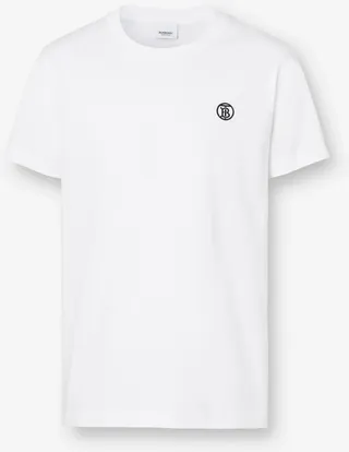 Burberry Monogram Motif Cotton T-shirt Size: L