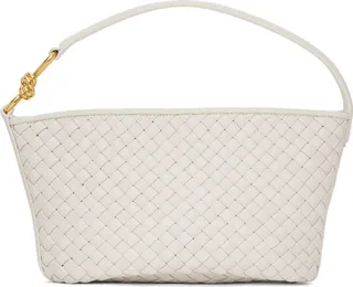 Bottega Veneta White Small Knot Bag