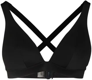 The Tri cross-strap bikini top