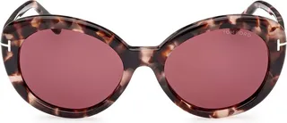 Lily 55mm Cat Eye Sunglasses