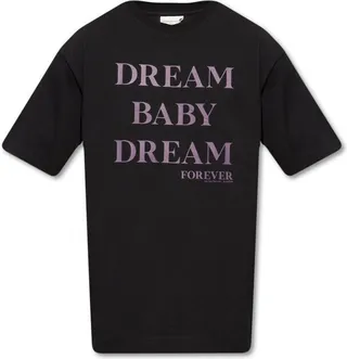 Dries Van Noten Slogan Printed Crewneck T-Shirt