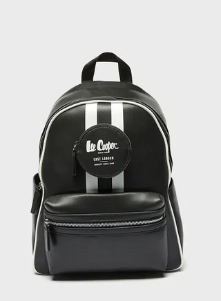 Top Handle Logo Backpack